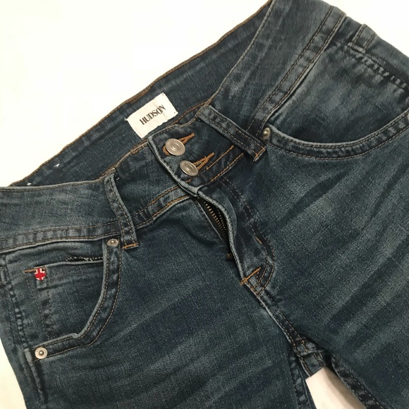 NWT HUDSON stretch bootcut Jeans from SAKS - Picture 1 of 8